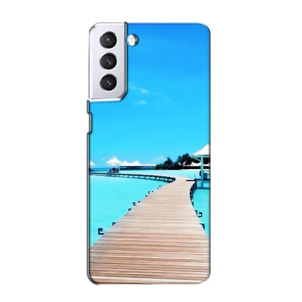 Чехол с рисунком «Набережная» для Samsung Galaxy S21