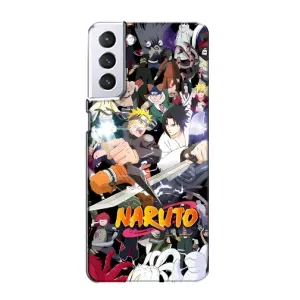 Купить Чехлы на телефон с принтом Anime для Samsung Galaxy S21 (Наруто постер)