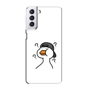 Бампер с принтом Мемы для Samsung Galaxy S21 (Непонимание)