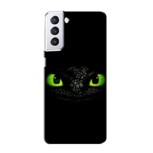Чехол дракон Беззубик для Samsung Galaxy S21 (Глаза Беззубика)