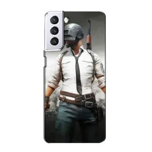 Чохол з картинкою "Герой Pubg" на Samsung Galaxy S21 (Пабг)
