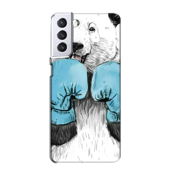 Чехол с рисунком «Панда боксер» для Samsung Galaxy S21 Чехол с рисунком «Панда боксер» для Samsung Galaxy S21