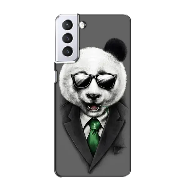 Чехол с рисунком «Панда в очках» для Samsung Galaxy S21 Чехол с рисунком «Панда в очках» для Samsung Galaxy S21