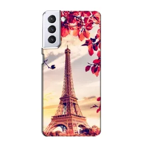 Чехол с Эйфелевой башней на Samsung Galaxy S21 (Paris photo)
