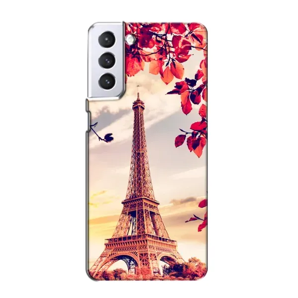 Чехол с рисунком «Paris photo» для Samsung Galaxy S21
