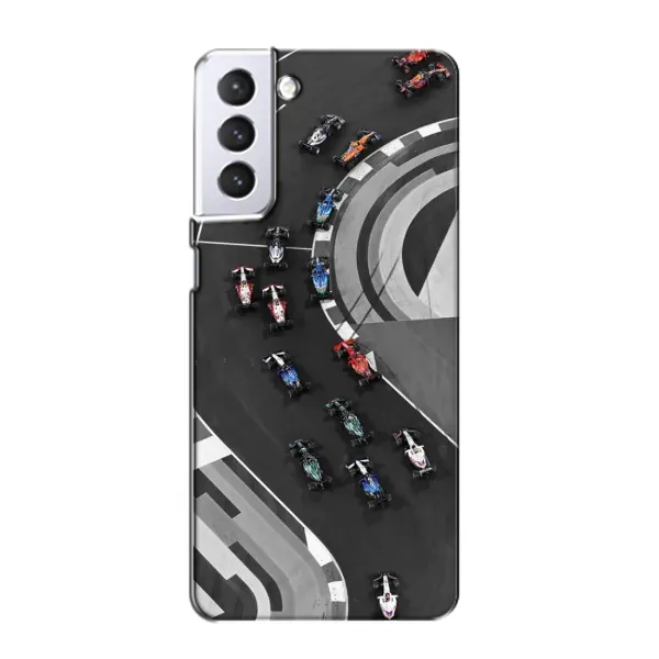 Чехол с рисунком «Гонки ф1» для Samsung Galaxy S21 Чехол с рисунком «Гонки ф1» для Samsung Galaxy S21