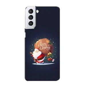 Чехол Санта Клаус для Samsung Galaxy S21 (Подарки от Санты)