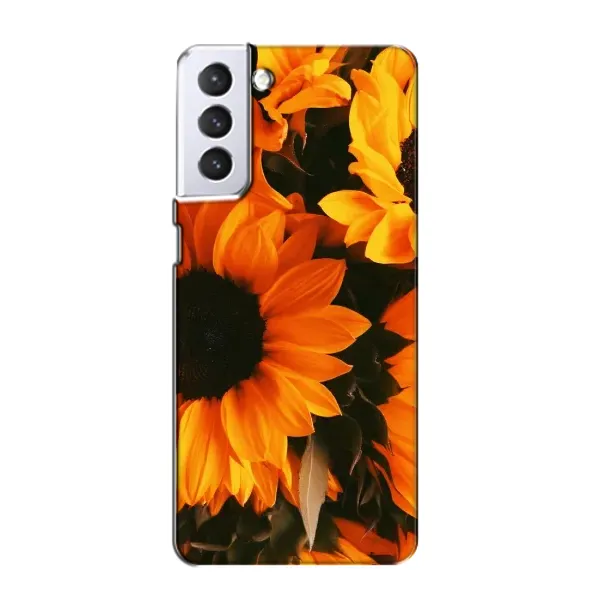 Чехол с рисунком «подсолнухи» для Samsung Galaxy S21 Чехол с рисунком «подсолнухи» для Samsung Galaxy S21