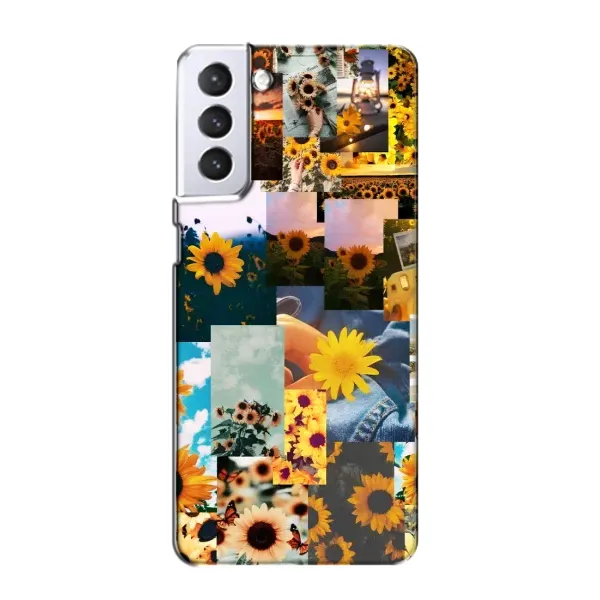 Чехол с рисунком «Подсолнуховый дизайн» для Samsung Galaxy S21 Чехол с рисунком «Подсолнуховый дизайн» для Samsung Galaxy S21