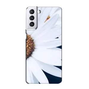 Чехол с ромашками на Samsung Galaxy S21 (Пол ромашки)