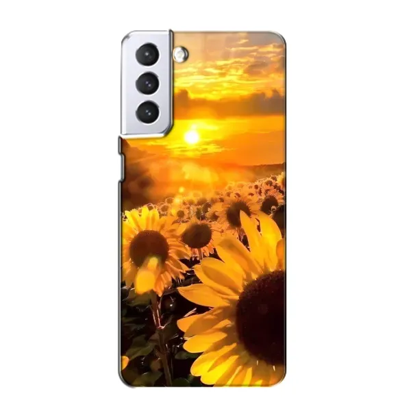 Чехол с рисунком «поле подсолнухов» для Samsung Galaxy S21
