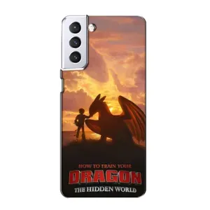 Чехол дракон Беззубик для Samsung Galaxy S21 (Постер Беззубика)