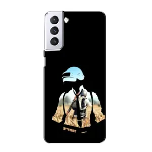 Чохол з картинкою "Герой Pubg" на Samsung Galaxy S21 (Пубг мен)