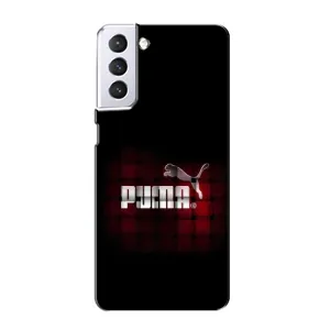 Чехол с Брендами одежды на Самсунг С21 (PUMA стиль)