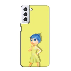Чехол Головоломка для Samsung Galaxy S21 - (AlphaPrint) (Радость)
