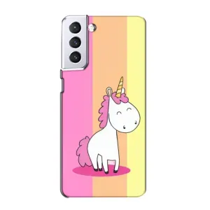 Чохол Unicorn на Samsung Galaxy S21 (Яскравий Єдинорог)