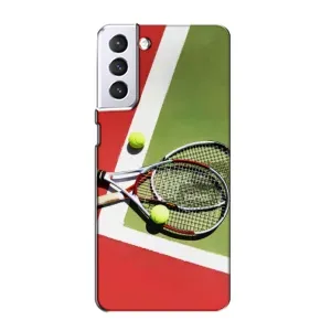 Чохли з прінтом Спортивна тематика для Samsung Galaxy S21 (Ракетки теніс)