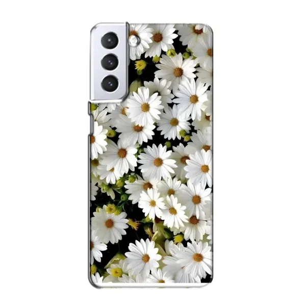 Чехол с рисунком «Рамка в ромашках» для Samsung Galaxy S21 Чехол с рисунком «Рамка в ромашках» для Samsung Galaxy S21