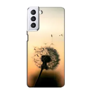 Силиконовый Чехол с одуванчиками на Samsung Galaxy S21 (Роздумаханый одуванчик)