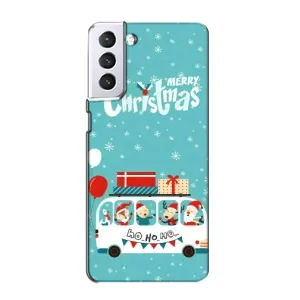 Силиконовый бампер на рождество для Samsung Galaxy S21 (Рождественское настроение)