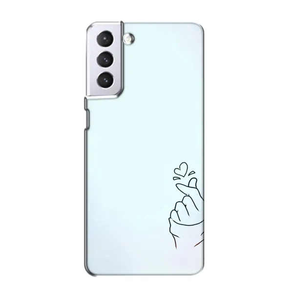 Чехол с рисунком «Сердце на голубом» для Samsung Galaxy S21 Чехол с рисунком «Сердце на голубом» для Samsung Galaxy S21