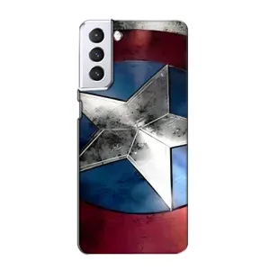 Чехол с Щитом Капитана Америки на Samsung Galaxy S21 (Щит Капитана Америки)