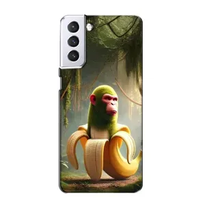 Чохол з мемами траралело тралала для Samsung Galaxy S21 (Шимпанзіні бананіні)