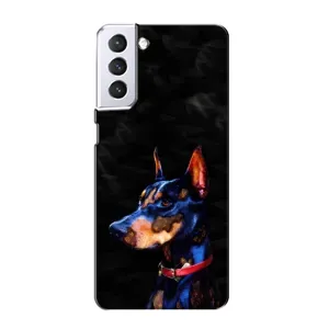 Бампер для Samsung Galaxy S21 с картинкой "Песики" (Собака Мопс)