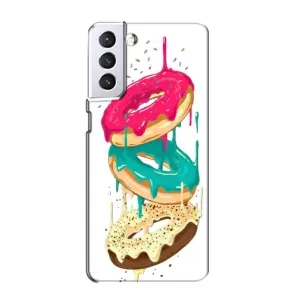 Чохол з зображенням смачної їжі для Samsung Galaxy S21 (Соковиті пончики)
