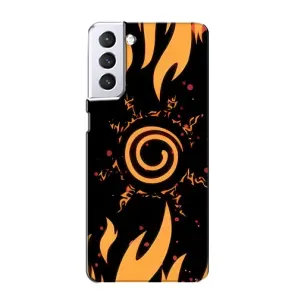 Купить Чехлы на телефон с принтом Anime для Samsung Galaxy S21 (Солнце Наруто)