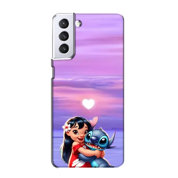 Чехол с рисунком «Стич и Лило» для Samsung Galaxy S21 Чехол с рисунком «Стич и Лило» для Samsung Galaxy S21