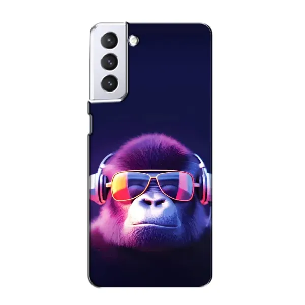 Чехол с рисунком «Стильная обезьяна» для Samsung Galaxy S21
