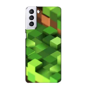 Чохли для Samsung Galaxy S21 (Персонажі МайнКрафт) (Текстура)