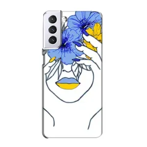 Чехол на Samsung Galaxy S21 Украинский дизайн (Украинка на всю голову)