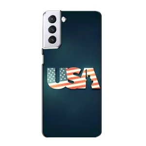 Чохол Прапор USA для Samsung Galaxy S21 (USA)