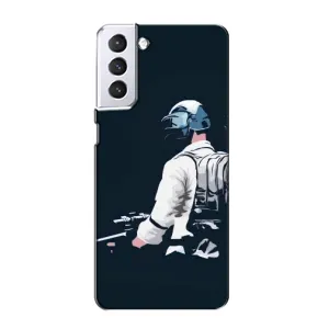 Чохол з картинкою "Герой Pubg" на Samsung Galaxy S21 (В екіперівці)