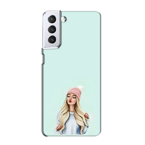 Чехол с рисунком «В шапке» для Samsung Galaxy S21