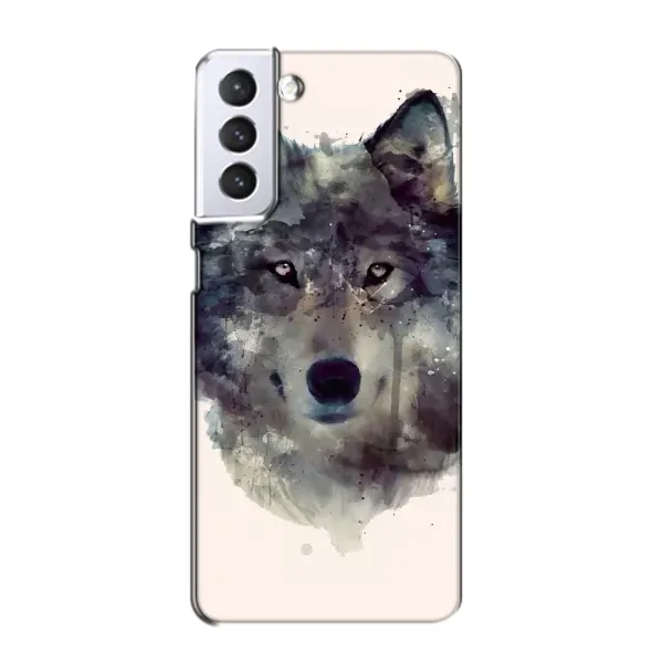 Чехол с рисунком «Волк» для Samsung Galaxy S21 Чехол с рисунком «Волк» для Samsung Galaxy S21