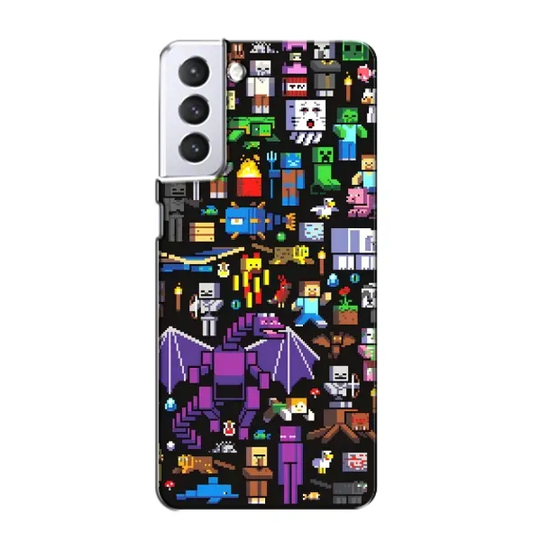 Чехол с рисунком «Все персонажи» для Samsung Galaxy S21