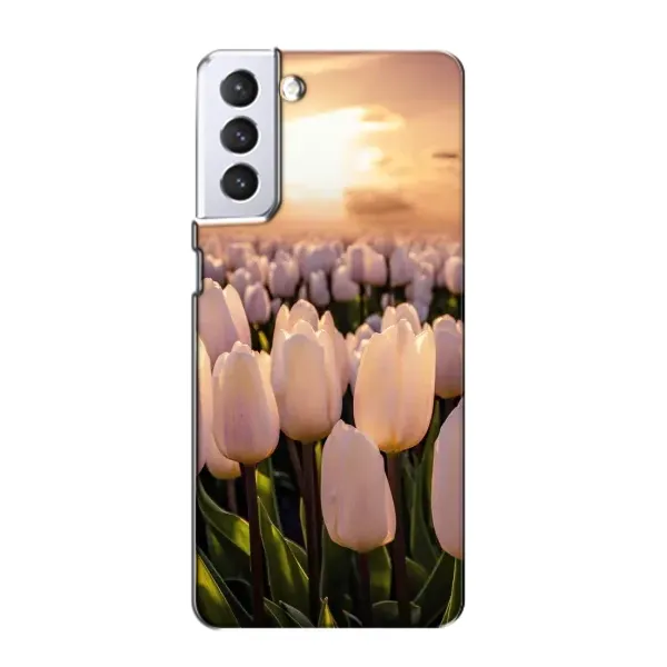 Чехол с рисунком «Закат с цветами» для Samsung Galaxy S21 Чехол с рисунком «Закат с цветами» для Samsung Galaxy S21