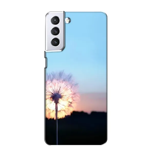 Чехол с рисунком «Закат с одуванчиком» для Samsung Galaxy S21 Чехол с рисунком «Закат с одуванчиком» для Samsung Galaxy S21