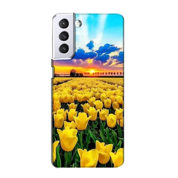 Чехол с рисунком «Желтые тюльпаны» для Samsung Galaxy S21 Чехол с рисунком «Желтые тюльпаны» для Samsung Galaxy S21