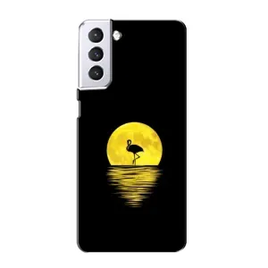 Летний Чехол на Samsung Galaxy S21 (Желтый Закат)