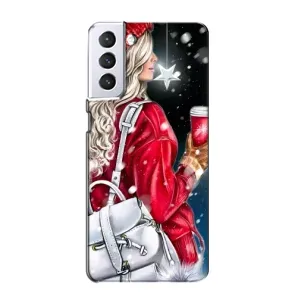 Чехлы на Новый Год Samsung Galaxy S21 (Зима пришла)