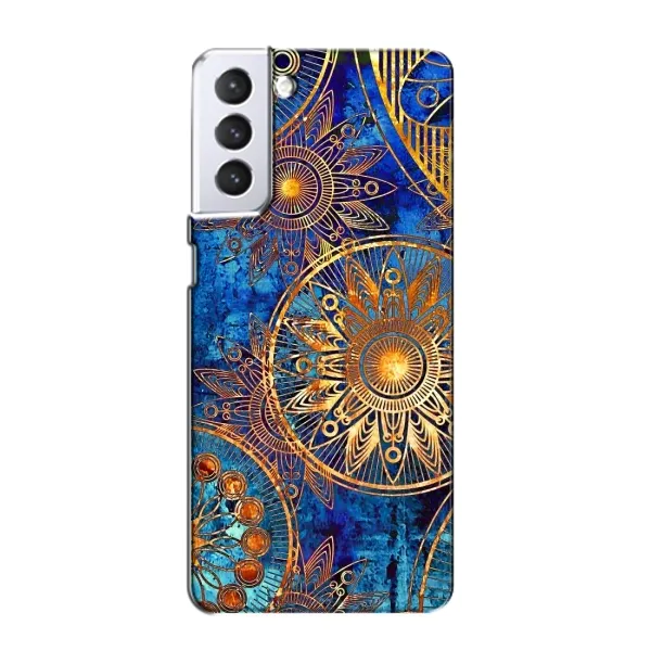 Чехол с рисунком «Золотые узоры» для Samsung Galaxy S21