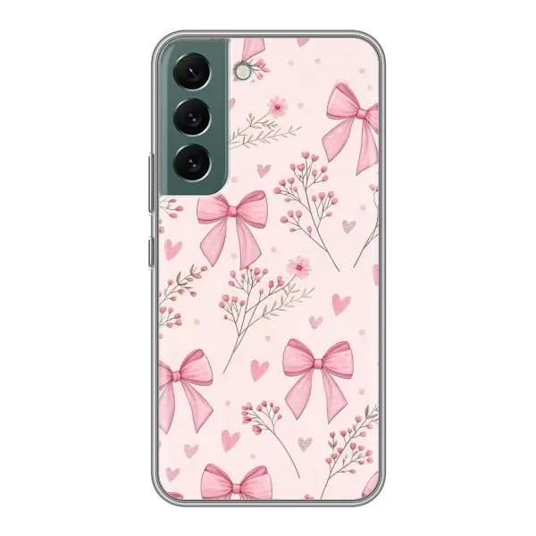 Чехол с рисунком «Банты с цветами» для Samsung Galaxy S22 Plus Чехол с рисунком «Банты с цветами» для Samsung Galaxy S22 Plus
