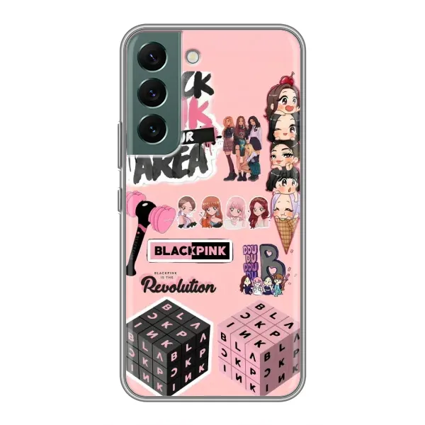 Чехол с рисунком «BLACK PINK коллаж» для Samsung Galaxy S22 Plus Чехол с рисунком «BLACK PINK коллаж» для Samsung Galaxy S22 Plus