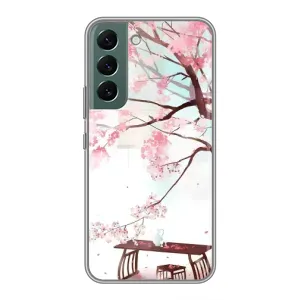 Чехол с принтом САКУРЫ на Samsung Galaxy S22 Plus (Чайная церемония)