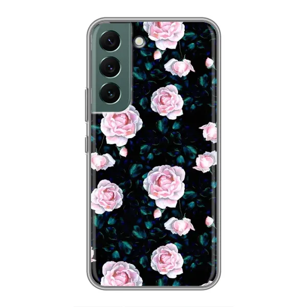 Чехол с рисунком «Чайные розы» для Samsung Galaxy S22 Plus Чехол с рисунком «Чайные розы» для Samsung Galaxy S22 Plus