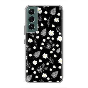 Чохли з тематикою "КВІТИ" на Samsung Galaxy S22 Plus (цвітіння на чорному)